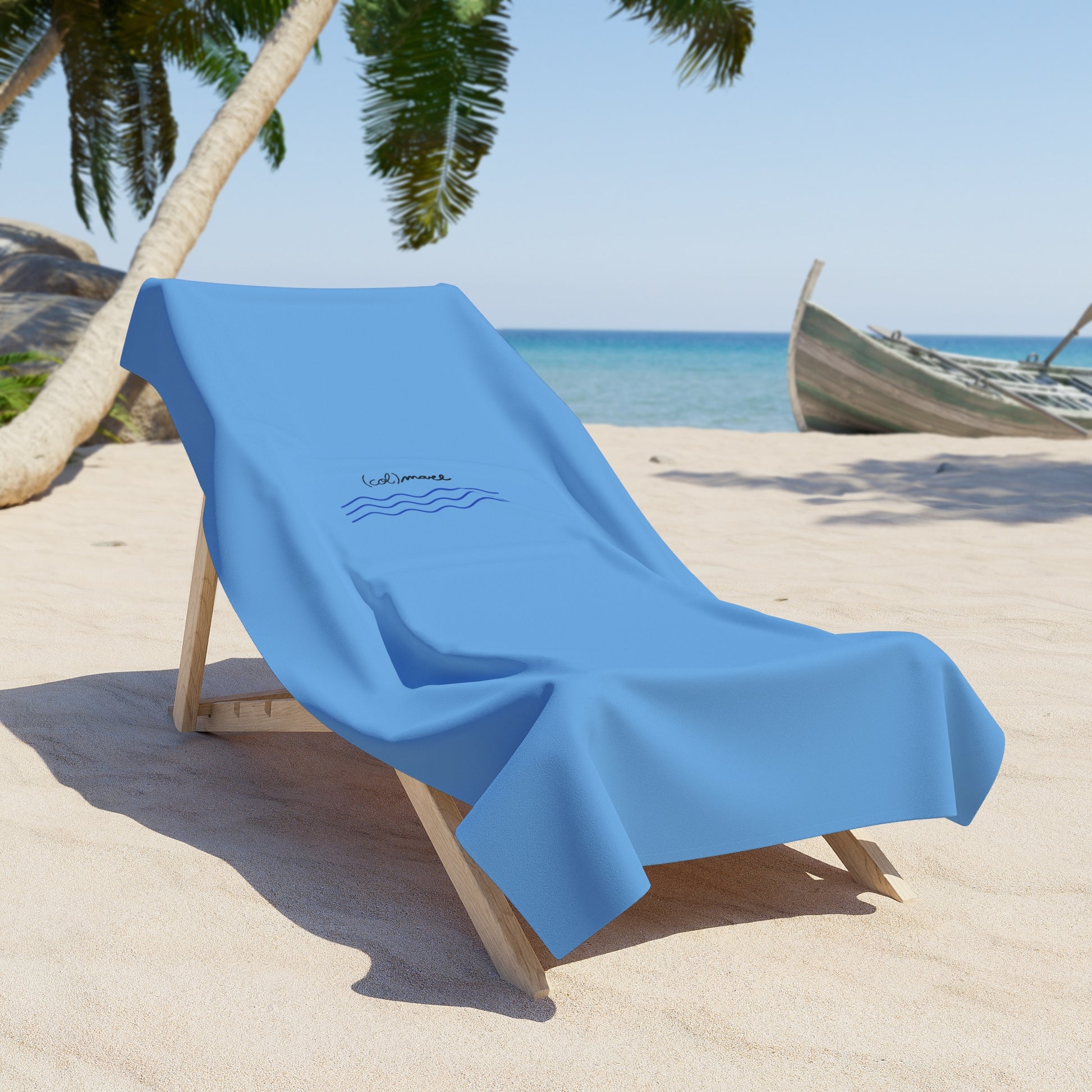 Col mare - Light Blue Beach Towel