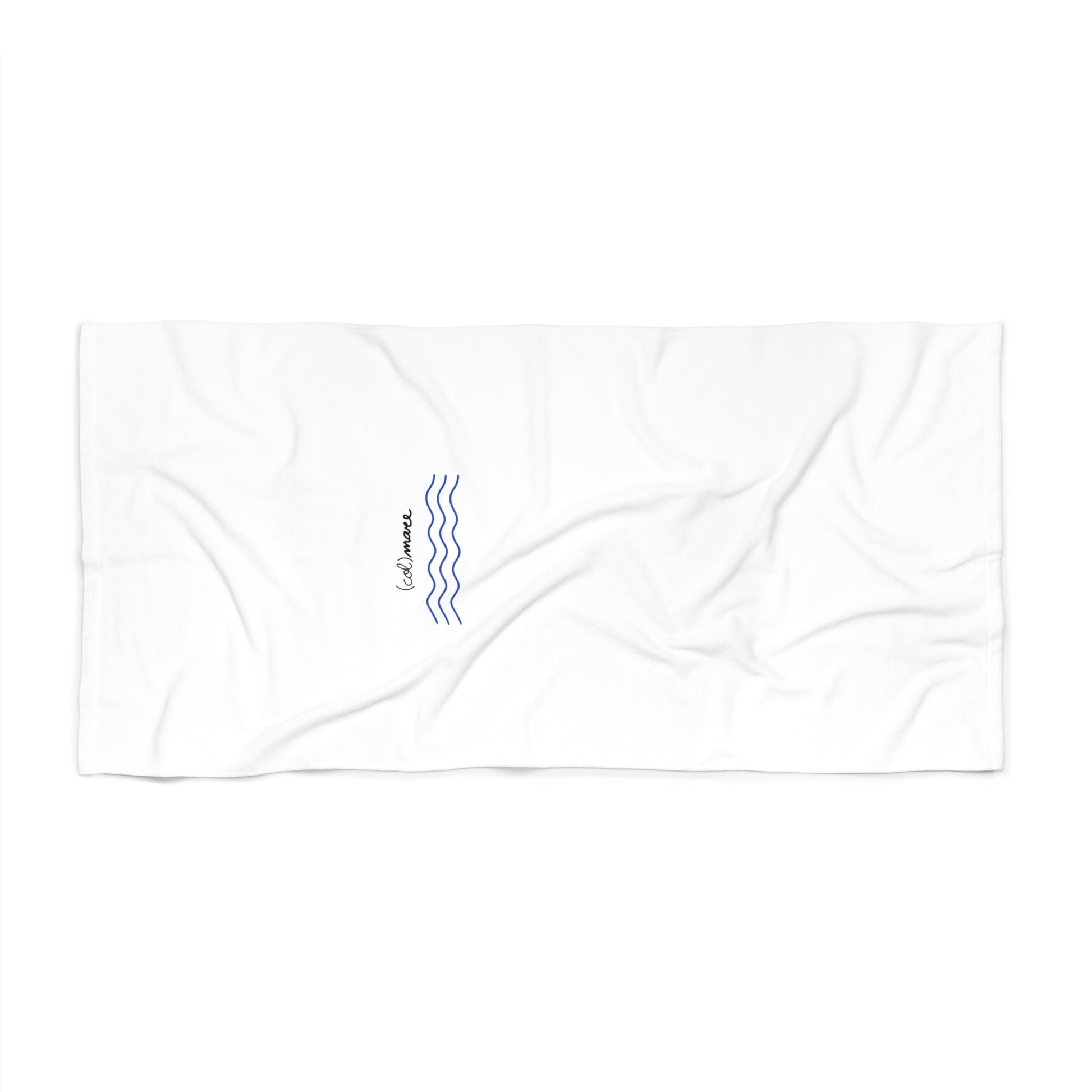 Col mare - White Beach Towel
