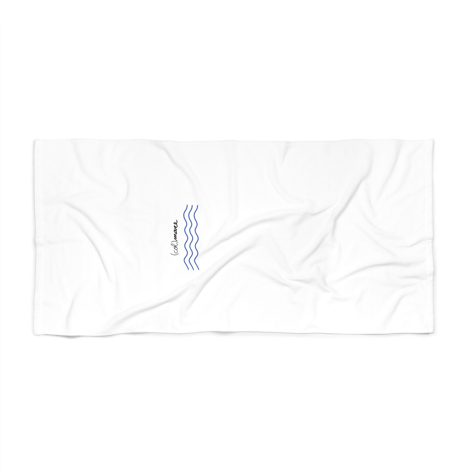 Col mare - White Beach Towel